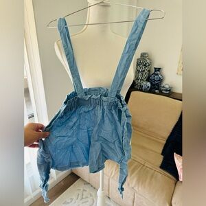 SHEIN Blue Denim Overalls